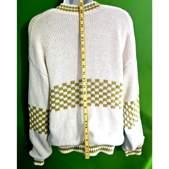 NO! Jeans Sz 3 Cardigan Sweater Lined Cotton Ramie - Picture 6 of 11